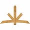 Ekena Millwork Alberta Rough Sawn Timber Gable Bracket, Western Red Cedar, 72"W x 45"H x 2"D x 6"F, 15/12 Pitch GBW072X45X0206ALB00RWR - alternate 1